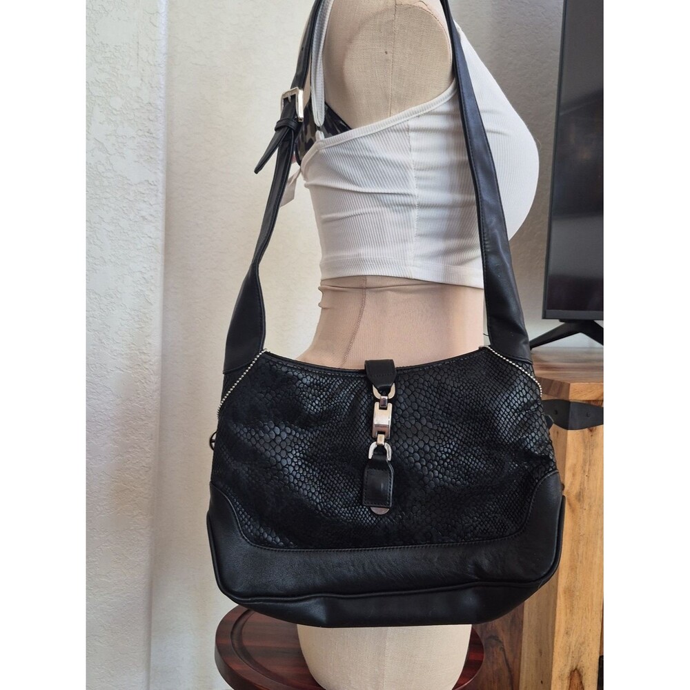 Giani Bernini, Pebble Genuine Leather, Shoulder Bag With Thick Adjustable Strap